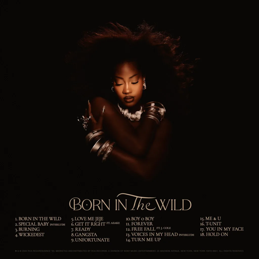 Tems "Born In The Wild" Track List