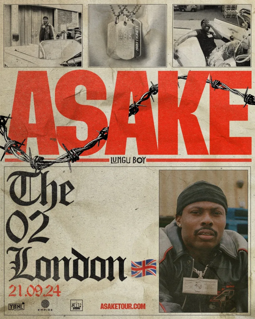 Asake O2 Arena London